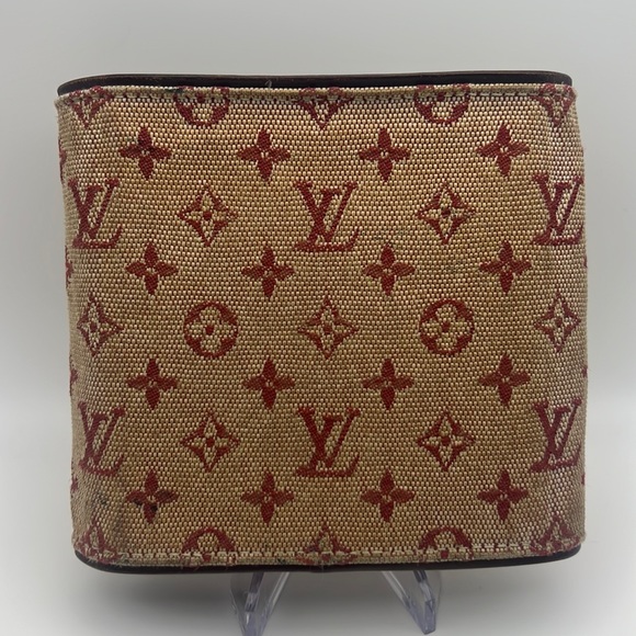 Louis Vuitton Pink Canvas Compact Bifold Wallet - Picture 2 of 14